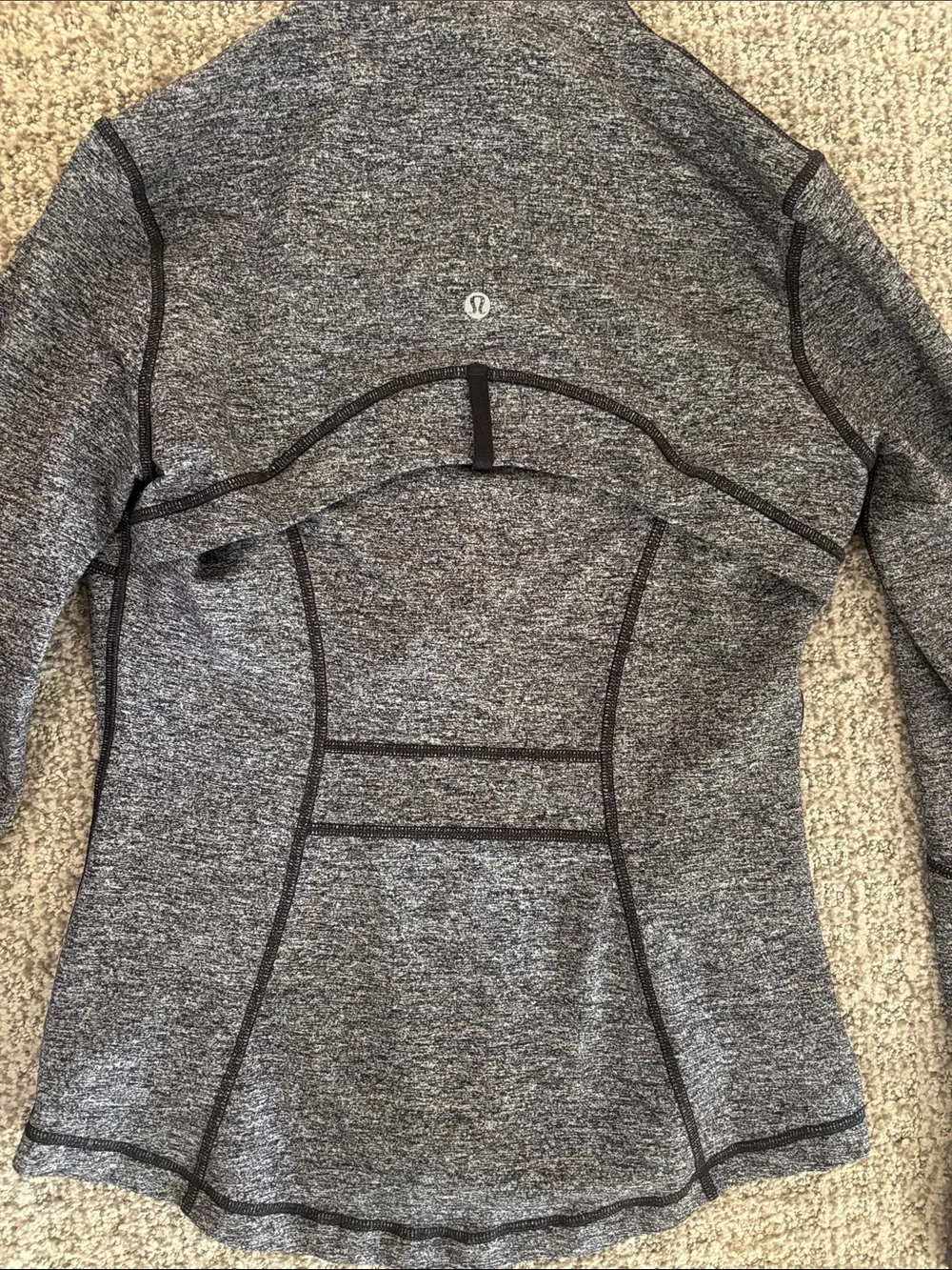 Lululemon Women's Gray Full-Zip Athletic Jacket